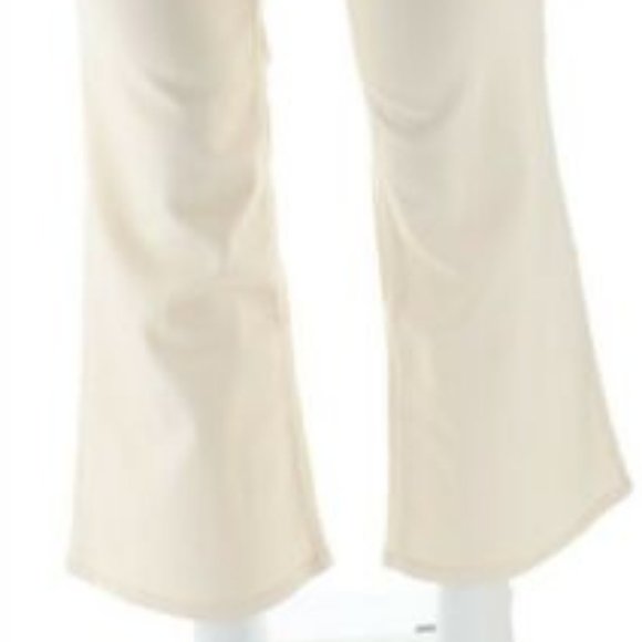 NWT LIZ CLAIBORNE JACKIE BOOT CUT JEAN 20P VANILLA - Picture 3 of 11